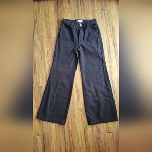 FRAME ~ Le Baggy Palazzo ~ Black Jeans